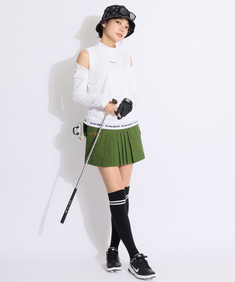 値下げ　新品未使用　ディッセンバーメイ　プリーツスカート　サイズS ディッセンバーメイ DM 【ストレッチ】一体型ぺチパンツ付