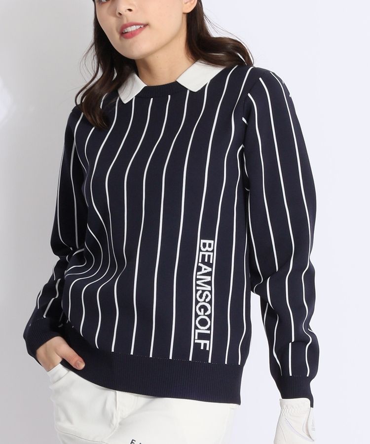 ビームスゴルフ ロゴジャガードニット セットアップ 中古 レディース ビームスゴルフ BEAMSGOLF セットアップ M