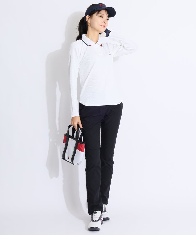 新品タグ付き　トミーヒルフィガー　ゴルフウェア　レディース　パンツ　L ロング トミーヒルフィガーゴルフ TH 【ストレッチ】定番ロングパンツ