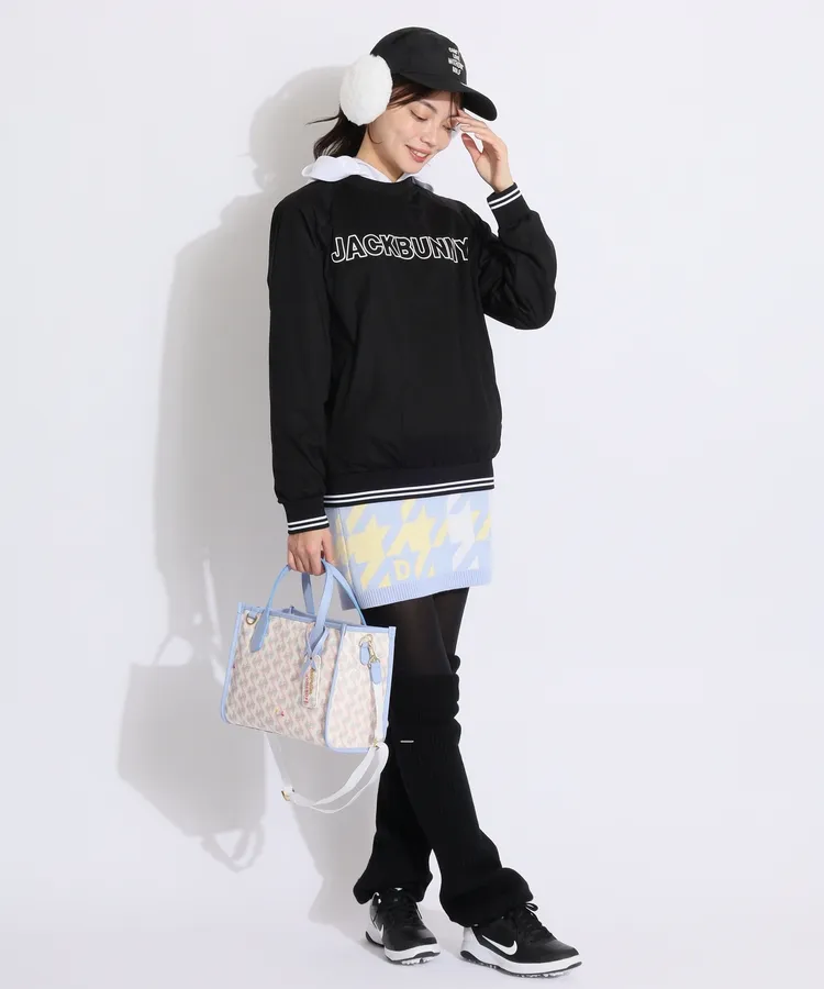 Jack Bunny!! JACK BUNNY ジャックバニー 長袖 ポロワンピース