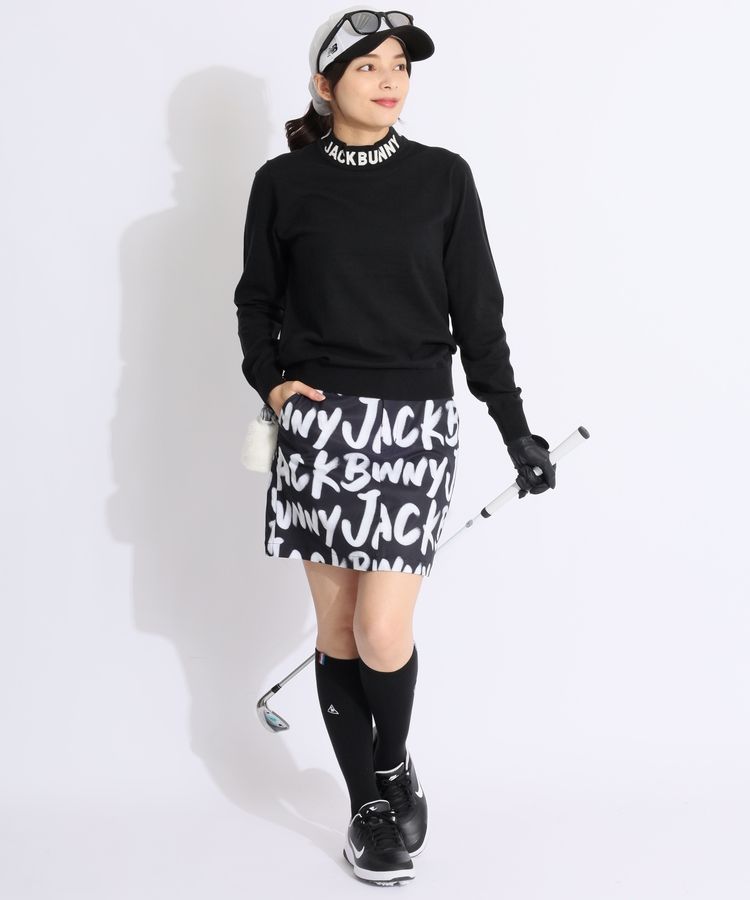 ジャックバニーJBロゴストレッチハイネックカットソー⑹ ☆新品正規品PG/ジャックバニー ロゴストレッチ ハイネック