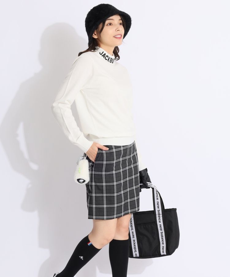 ジャックバニー JB ネックジャガードロゴモックネックニット