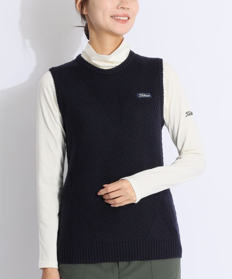 タイトリスト TL ミドルゲージ切替えニットベスト レディースゴルフ