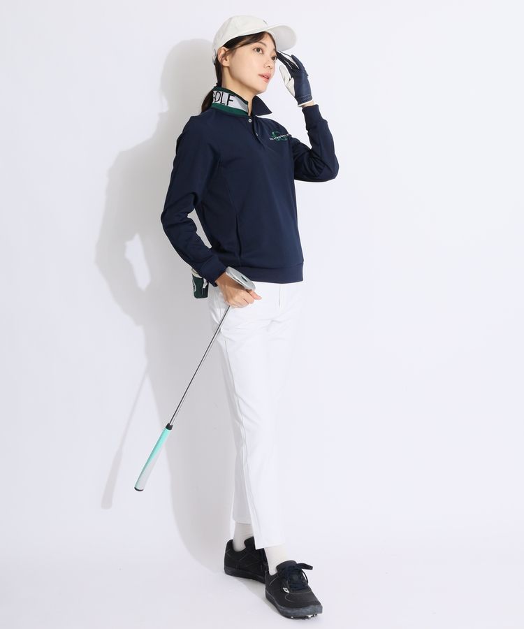 ビームスゴルフ BE 【ストレッチUV】サイドリブ長袖ポロシャツ