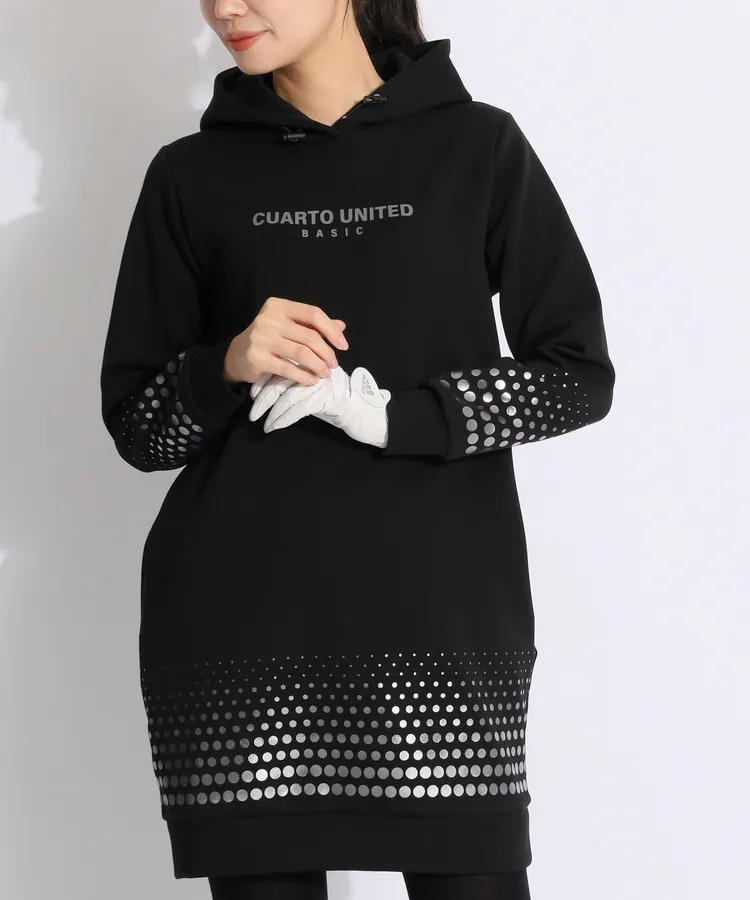 Cuarto UNITED パーカー Cuarto UNITED 【BUY2GET1】半袖パーカー 吸汗速乾 ワッフル
