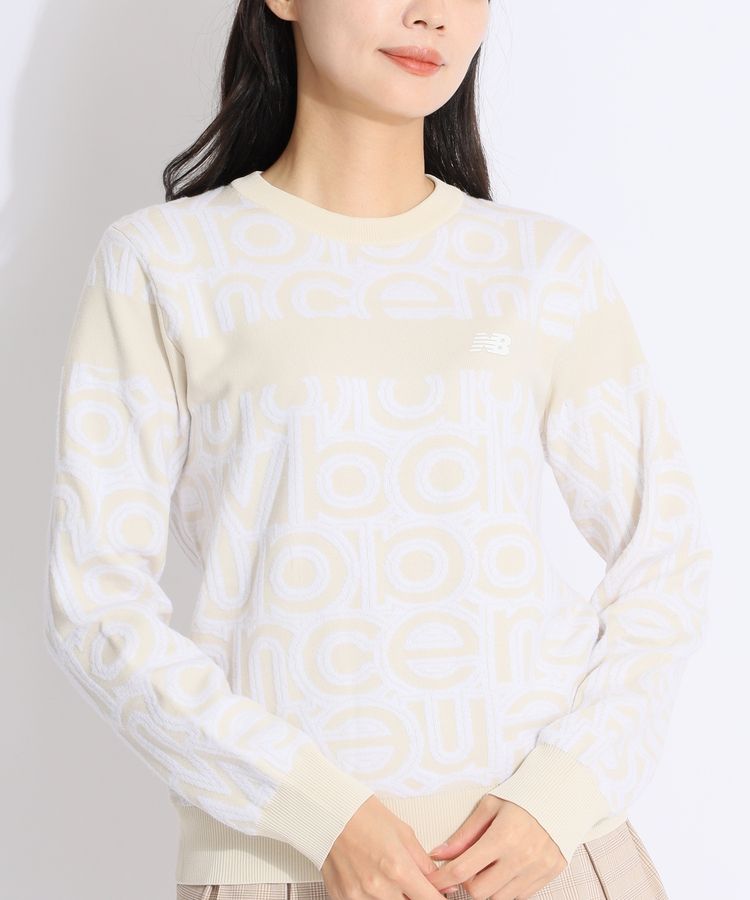 ニューバランスゴルフ NB 【保温】ロゴデザインウールライククルー