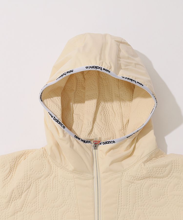 ニューバランスゴルフ NB 【防風保温】ドット風ロゴ中綿混フーディ