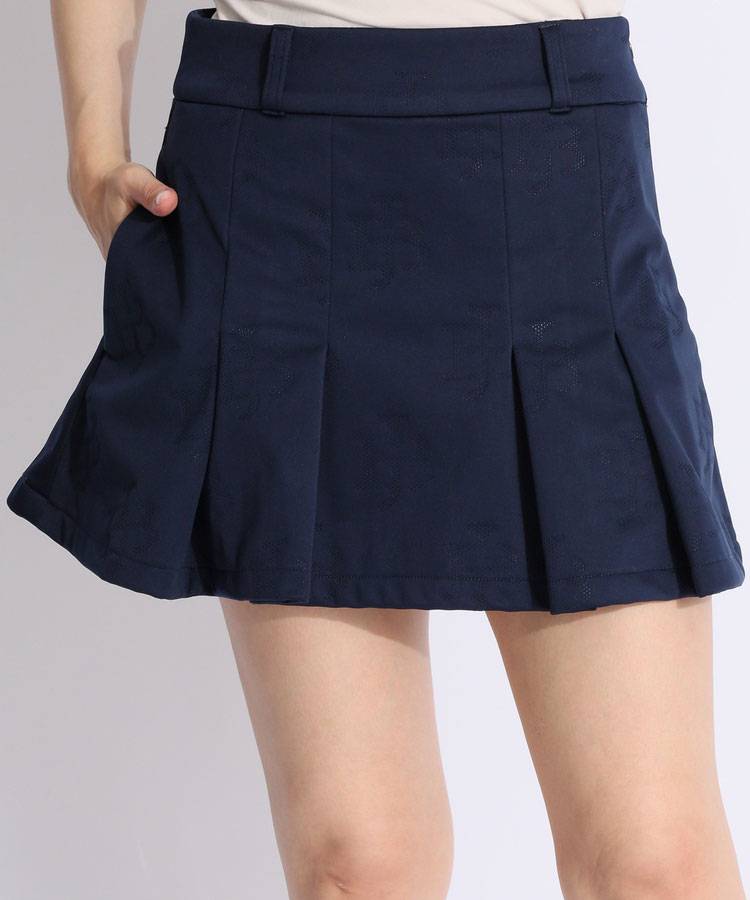 JB 【防風】一体型ペチパンツピンソニック裏起毛プリーツスカート