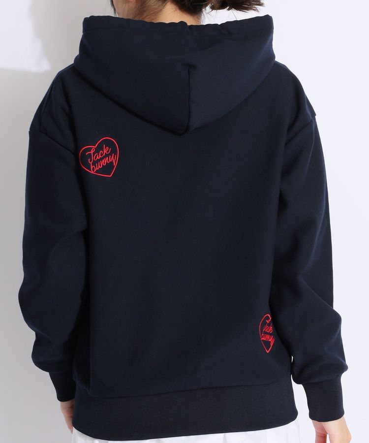 Jack Bunny!! ブラック 裏起毛パーカー Jack Bunny!!】【ドラえもん】ポリエステル裏毛フーディプル