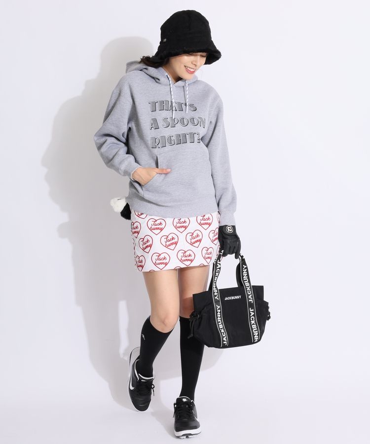 ジャックバニー JB 【防風】裏起毛ハートロゴ一体型ペチパンツ付き