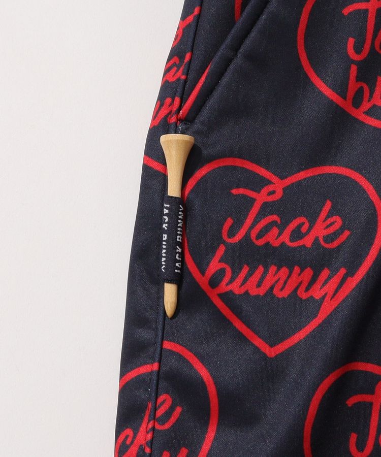 ジャックバニー JB 【防風】裏起毛ハートロゴ一体型ペチパンツ付き