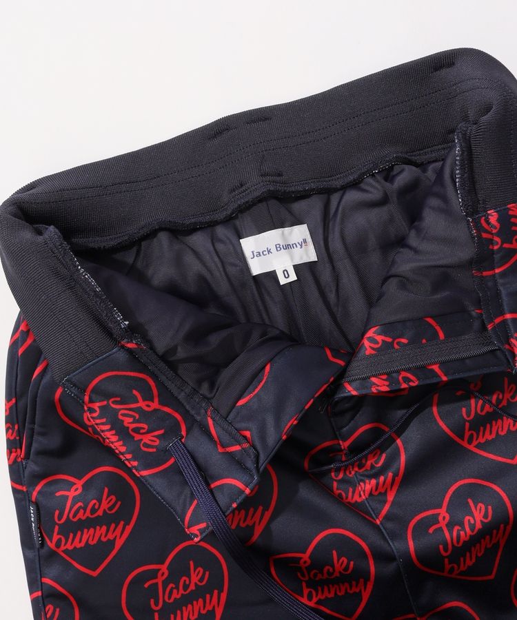 ジャックバニー JB 【防風】裏起毛ハートロゴ一体型ペチパンツ付き