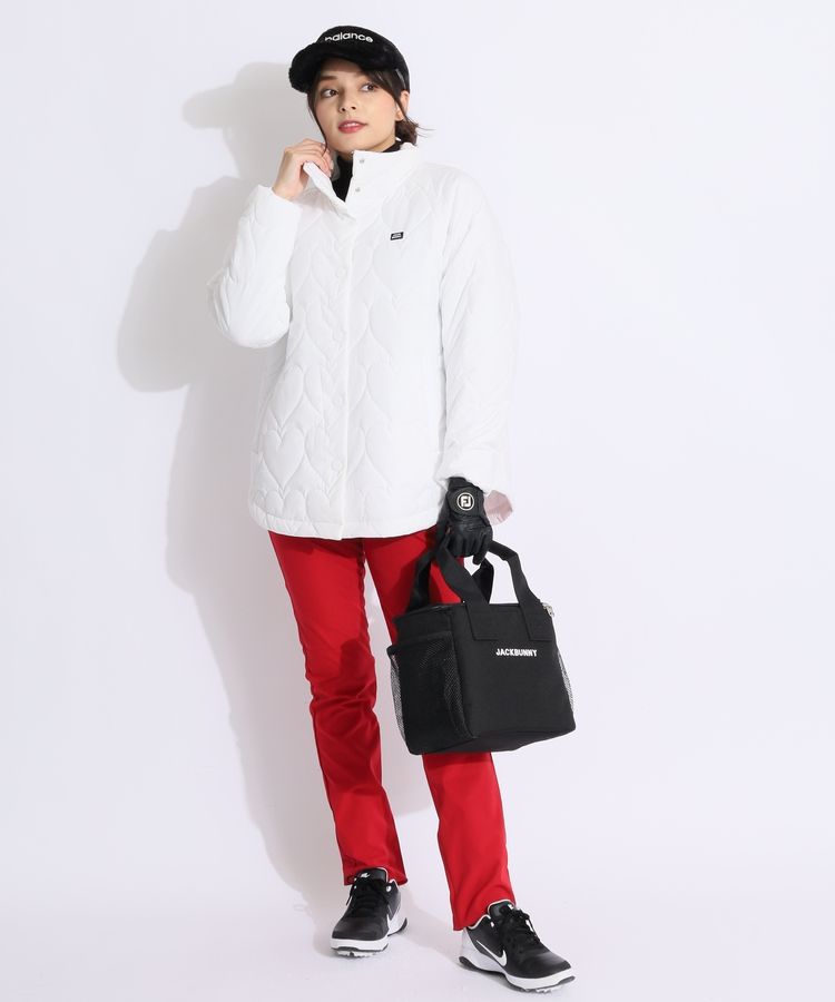 ジャックバニー JB 【撥水保温】タフタ中綿ハートキルト