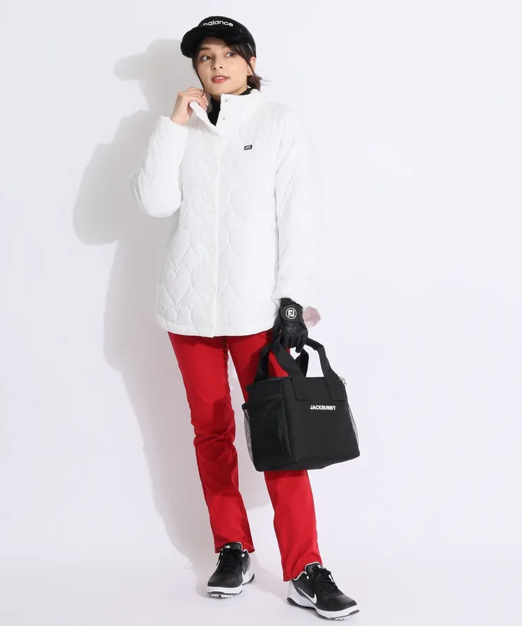 ジャックバニー JB 【撥水保温】タフタ中綿ハートキルト