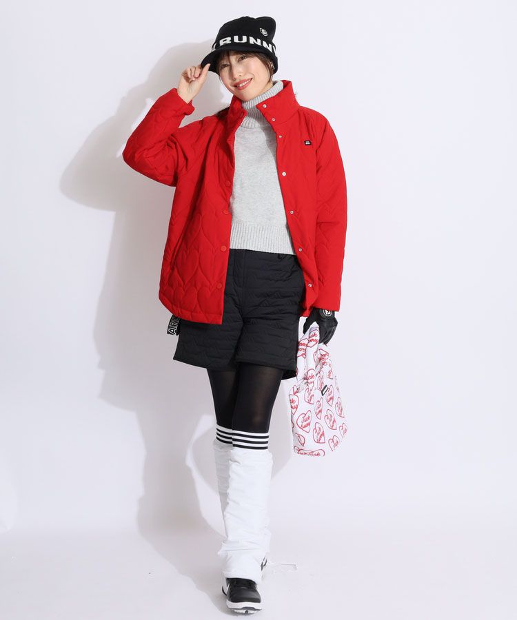 ジャックバニー JB 【撥水保温】タフタ中綿ハートキルト