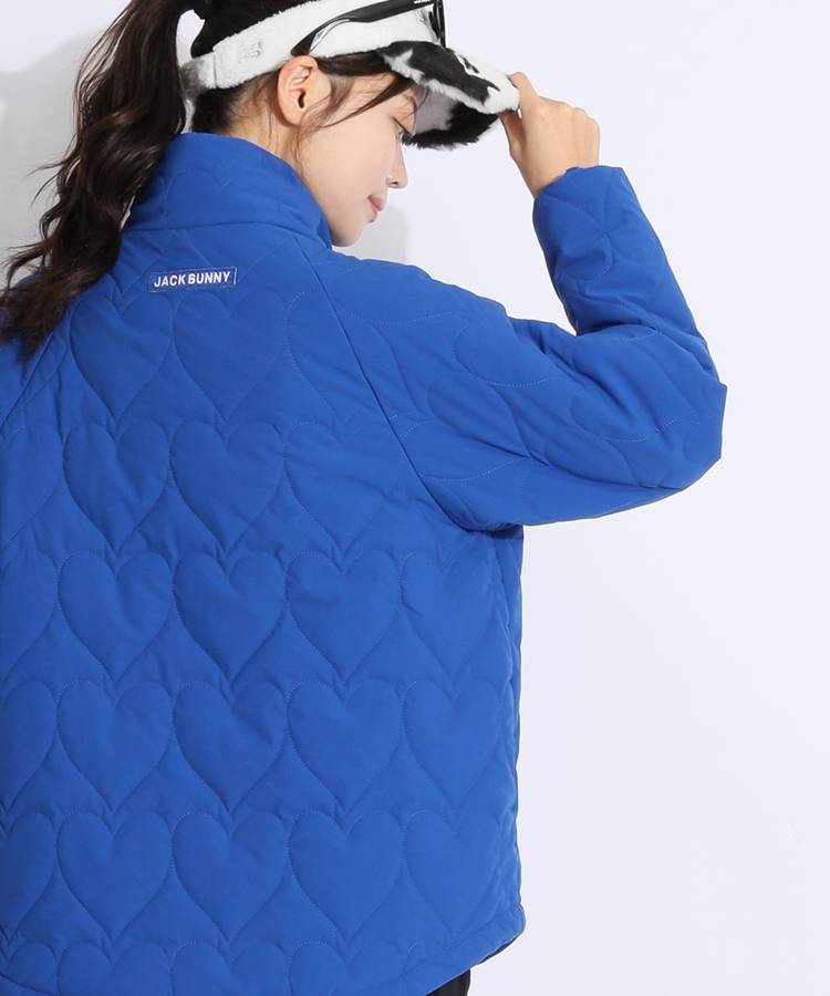 ジャックバニー JB 【撥水保温】タフタ中綿ハートキルトジャケット