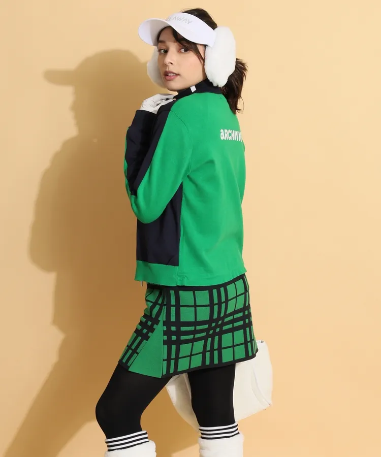 新品❤️アルチビオ❤️ニットスカート アルチビオ AR ランダムチェック柄ニットスカート レディース