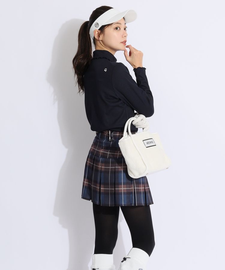 テーラーメイドゴルフ TG 【ストレッチ】フリルハイネック長袖リブ