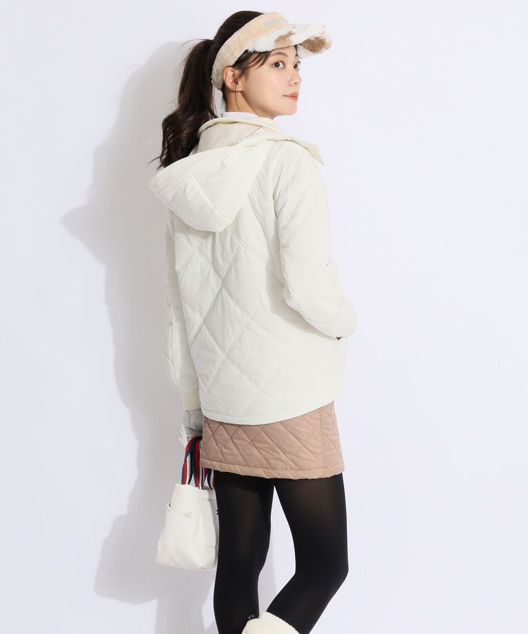 トラヴィスマシュー TM キルティング裾ドロスト中綿ジャケット