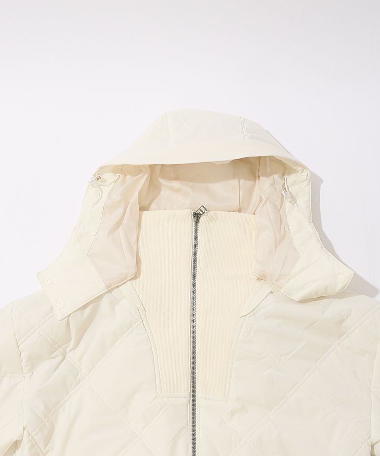 トラヴィスマシュー TM キルティング裾ドロスト中綿ジャケット