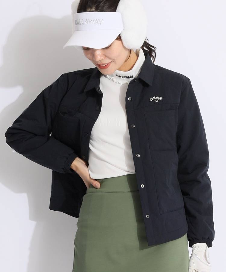 CA 【撥水】キルティング中綿コーチジャケット