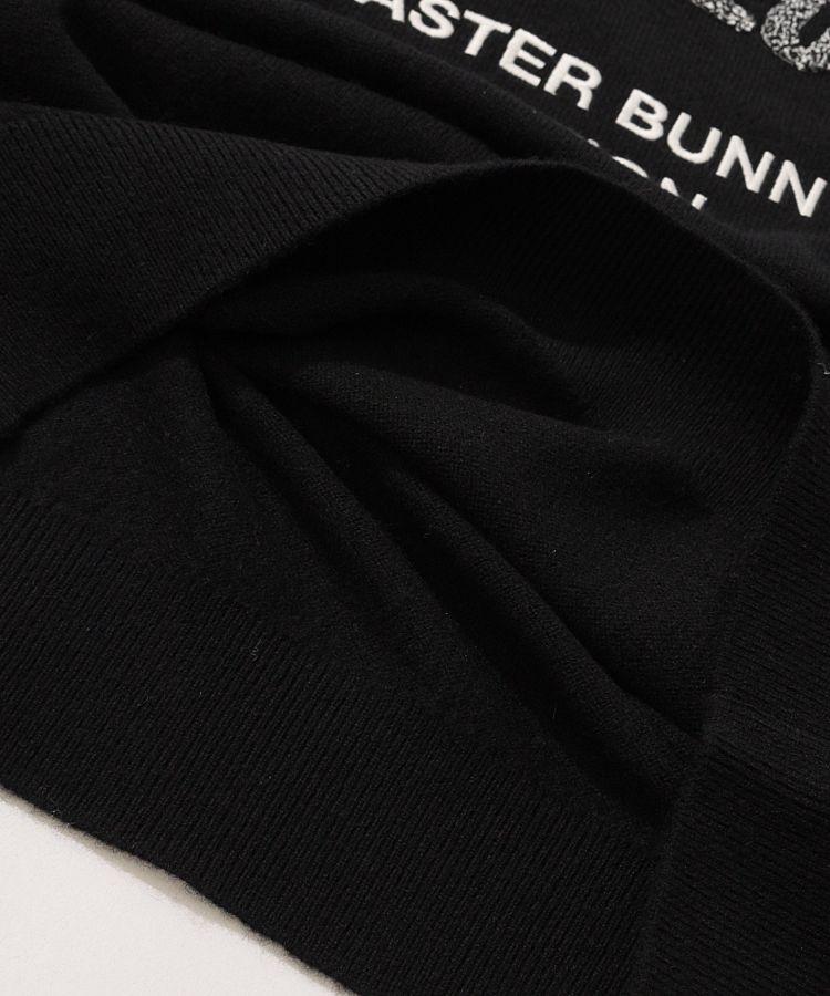 マスターバニー MB パイルロゴカシミヤクルーネックニット