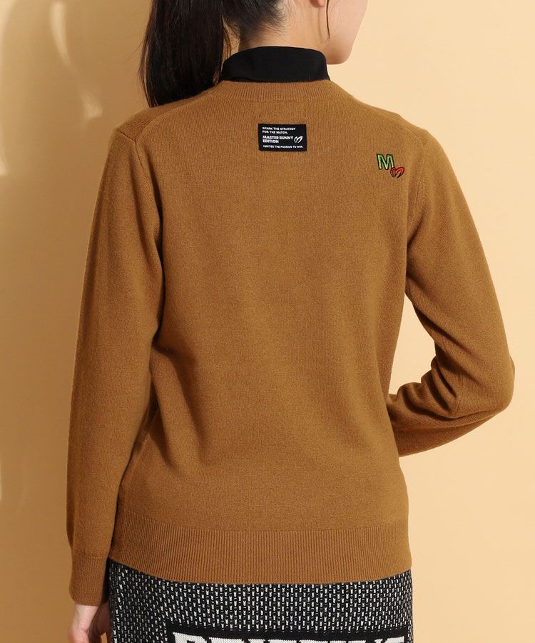 マスターバニー　ニット　カシミヤ ✨マスターバニー ✨カシミヤ シルク混 ジップセーター グレー