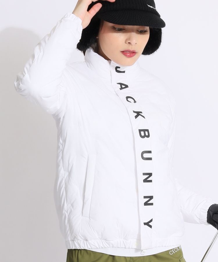 ジャックバニー JB 【保温】フロントロゴ中綿ジップアップ
