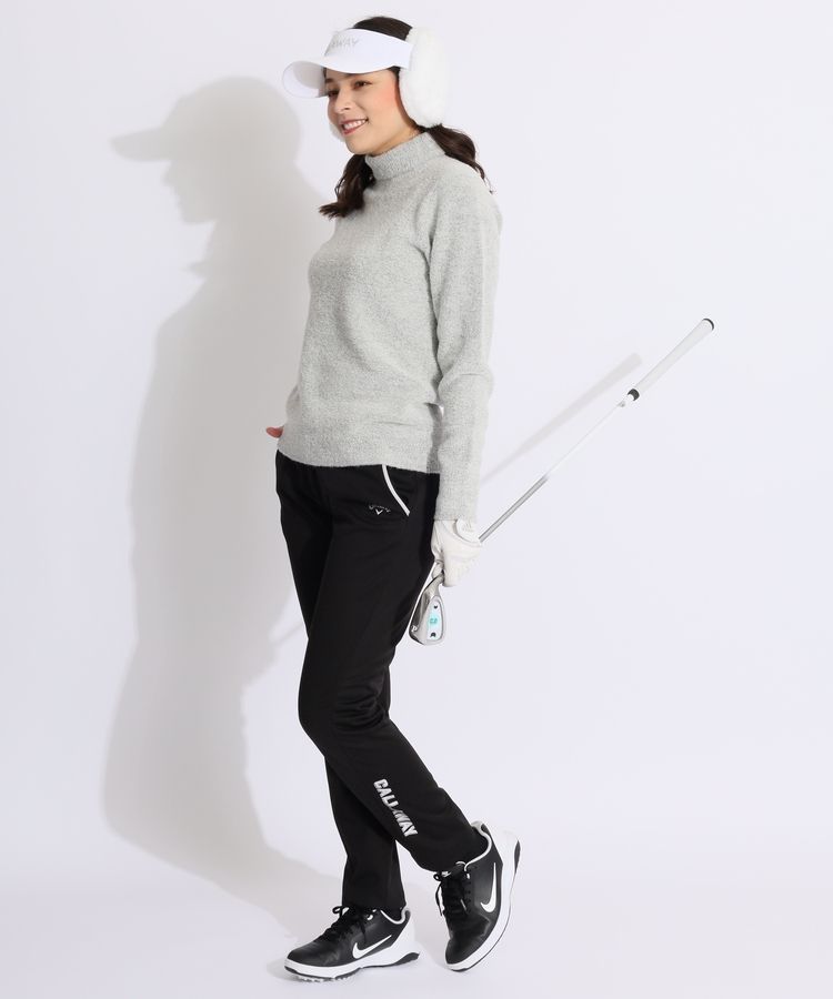 キャロウェイ CA 【8WAYストレッチ防風】裏起毛メタリックロゴ