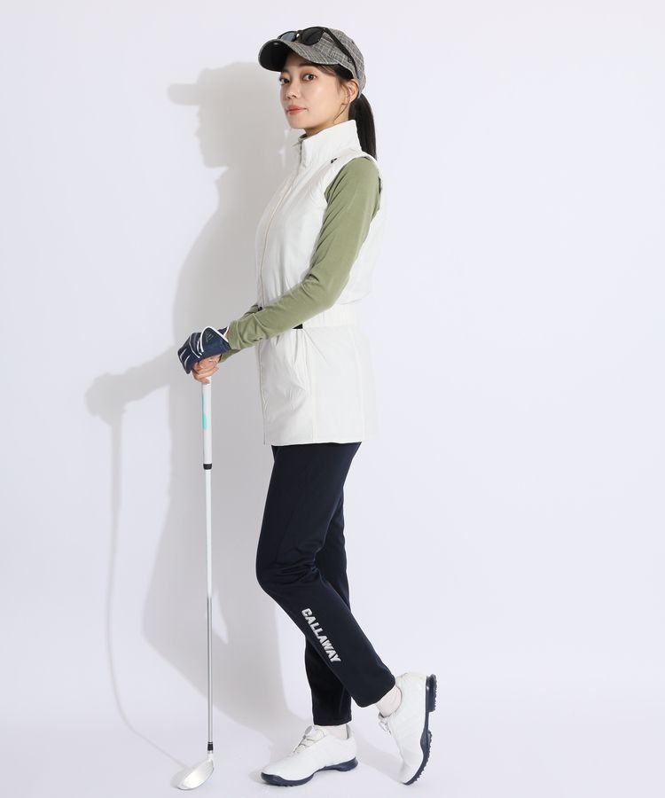 キャロウェイ CA 【8WAYストレッチ防風】裏起毛メタリックロゴ