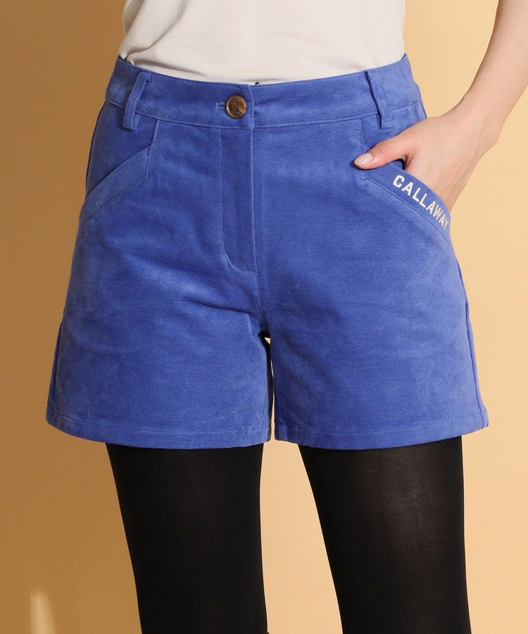 キャロウェイ CA 【8WAYストレッチ】起毛シンプルショートパンツ