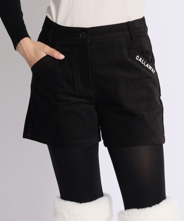 キャロウェイ CA 【8WAYストレッチ】起毛シンプルショートパンツ