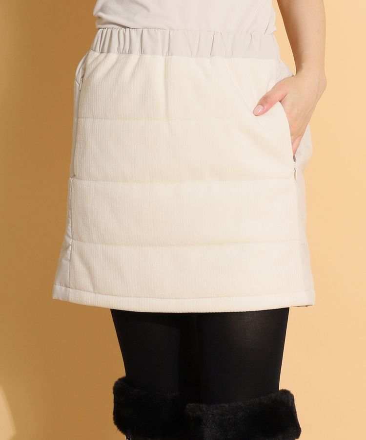 ロサーセン RO 【軽量保温】シンプル起毛中綿スカート レディース