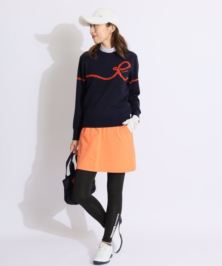 【新品】レザレクション　ゴルフウェア　レディース　パンツ　紺色 Sサイズ 送料無料 レギンス レディース ゴルフ レギンス 夏 夏用 接触冷