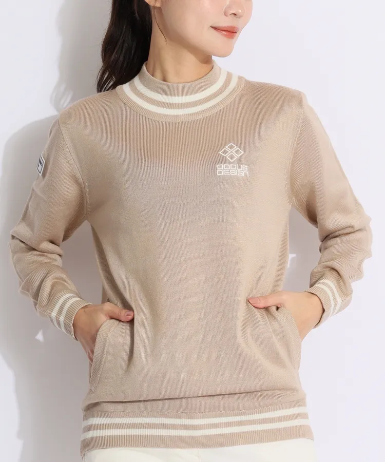 NBB WEEKEND レディース ゴルフ トレーナー 茶色 バック刺繍♪ NBB