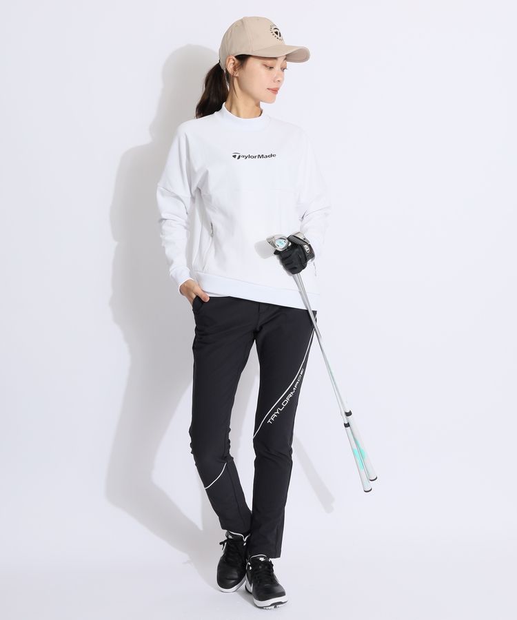 新品！テーラーメイドゴルフ　防風保温　変形裾リブネックプルオーバー　Ｍ テーラーメイドゴルフ TG 【防風保温】変形裾リブネックプルオーバー