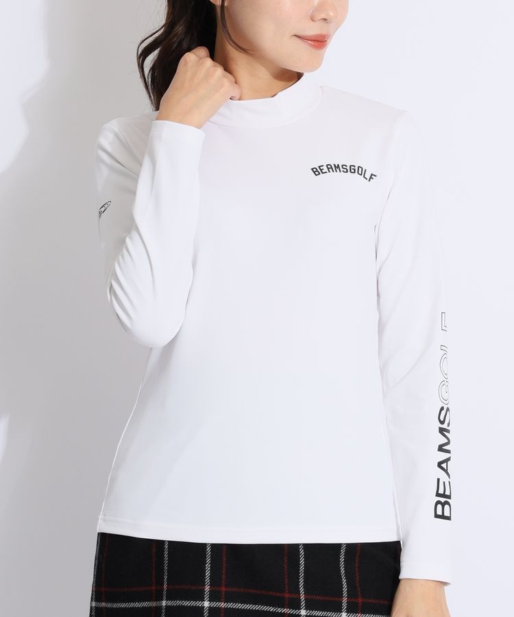 ビームスゴルフ BE 【ストレッチ】裏フリースモックネック長袖