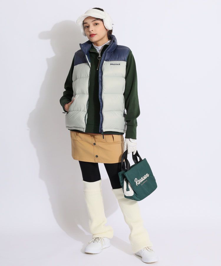 Marmot ダウンベスト　レディース ビームスゴルフ BE 【Marmot】【撥水】別注ダウンベスト