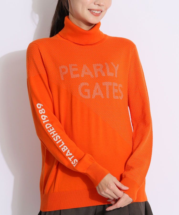 お値下げ❤️パーリーゲイツ 最新2024モデル 蓄熱セーター 冬ゴルフ 防風 防寒 PEARLY GATES パーリーゲイツ 2024年モデル ニット セーター