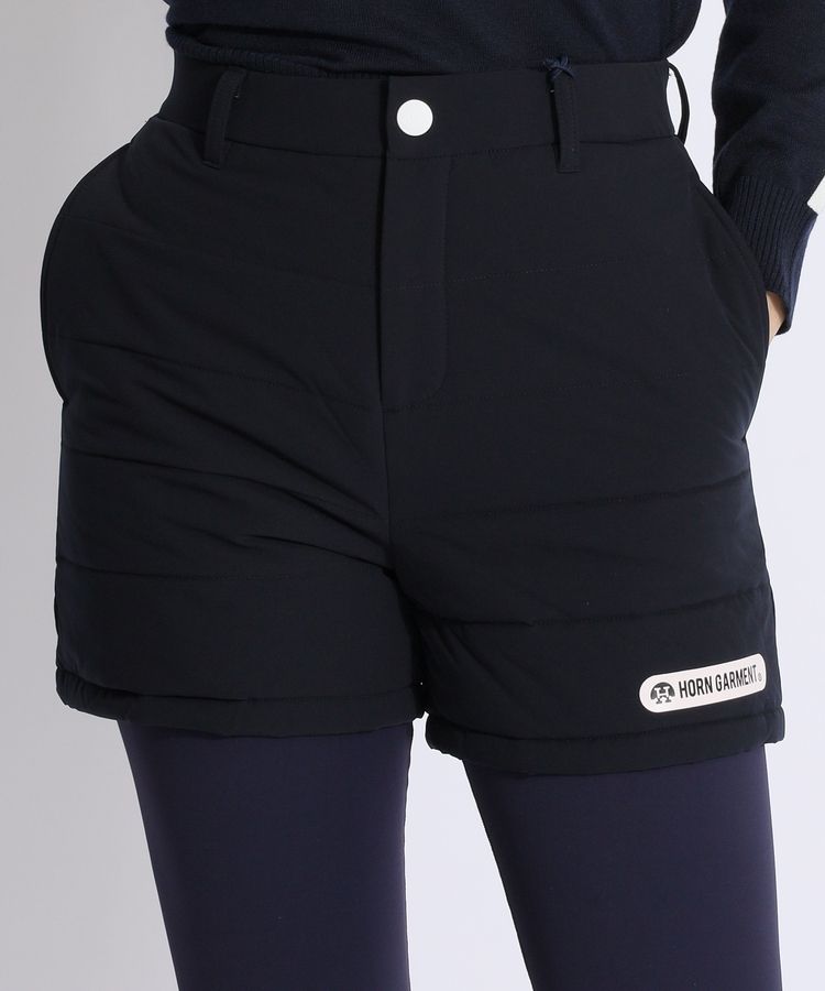 ホーンガーメント　ハーフパンツ ホーンガーメント HO パイピングライン中綿キルトショートパンツ