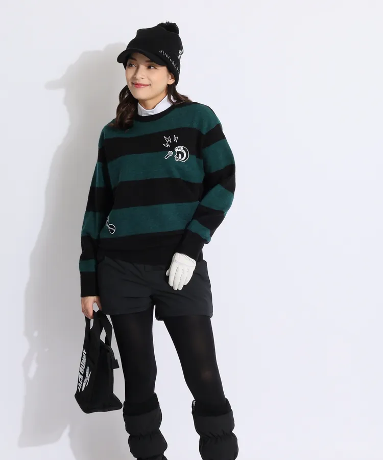 ジャックバニー クルーネックニット+スカート レディースL 上下セットアップ ジャックバニー クルーネックニット+スカート レディースL 上下