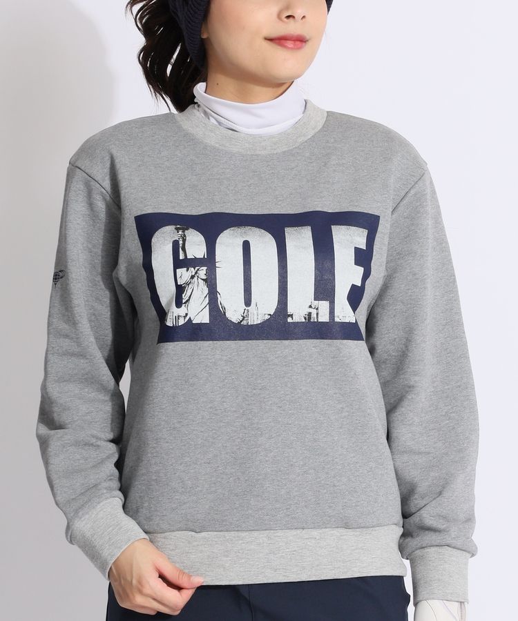 ビームスゴルフ BE グラフィックGOLFプリントスウェットプルオーバー