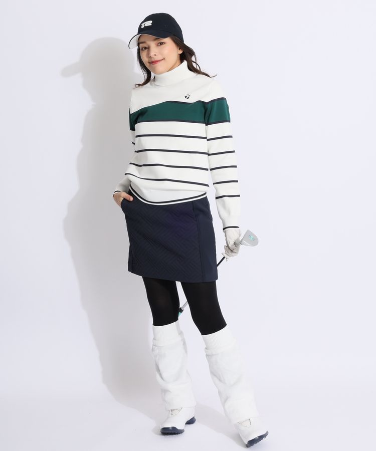 BEAMS GOLF ビームスゴルフ 長袖フード付きワンピース キルトスカート BEAMS GOLF（ビームス ゴルフ）ORANGE LABEL / 裾プリーツ