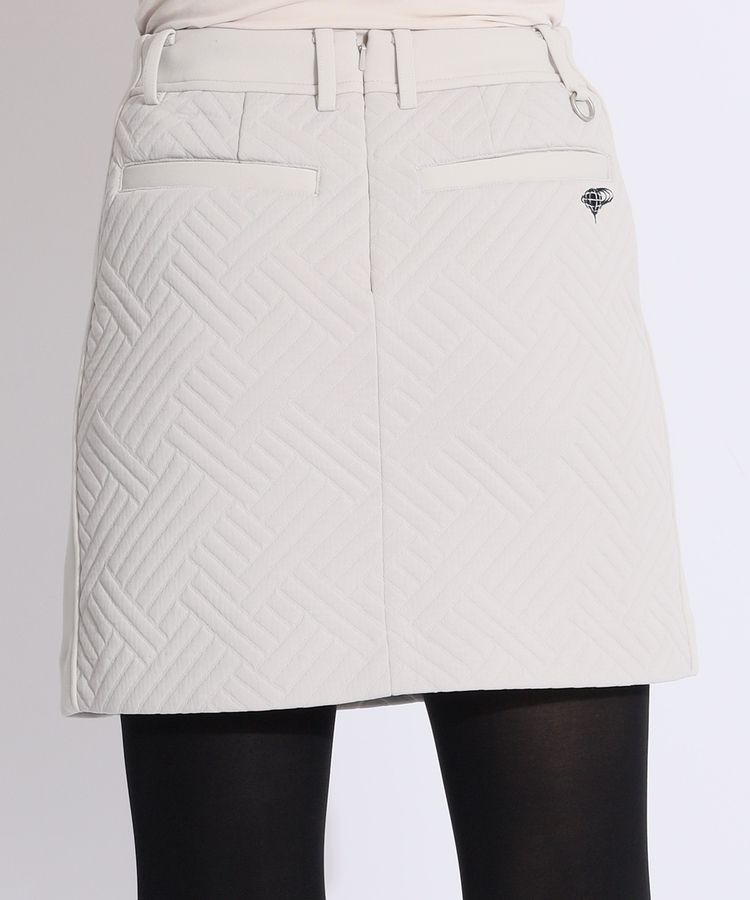 ビームスゴルフ BE スウェット切替キルティングスカート