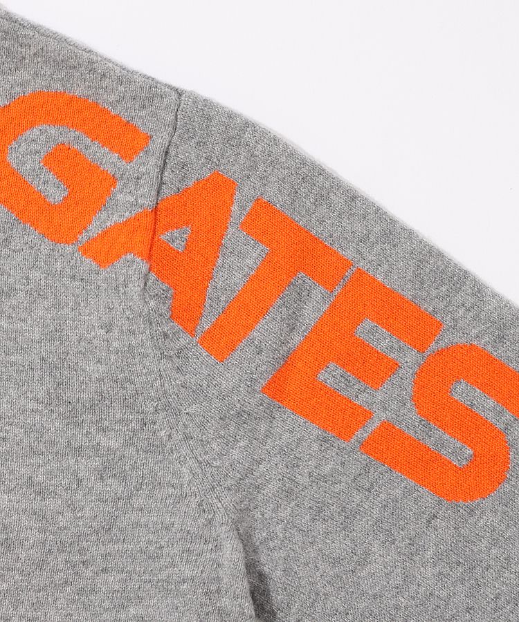 パーリーゲイツ PG アームロゴカシミヤクルーネックニット レディース