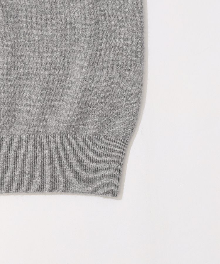 パーリーゲイツ PG アームロゴカシミヤクルーネックニット レディース