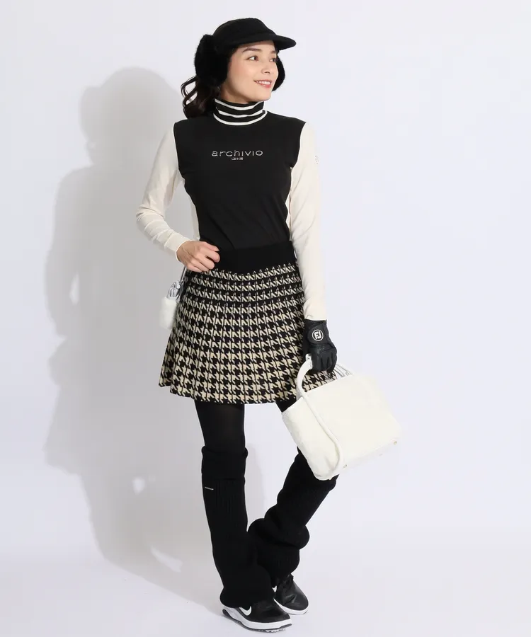 新品タグ付き◇アルチビオレディースゴルフウェア アルチビオの長袖カットソーを使ったスタイリング・コーディネート