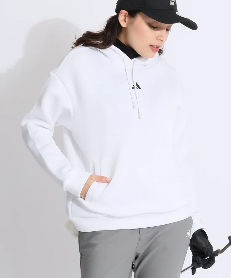 デサント ゴルフ ダンボールニット フーデッドパーカー女性用 M