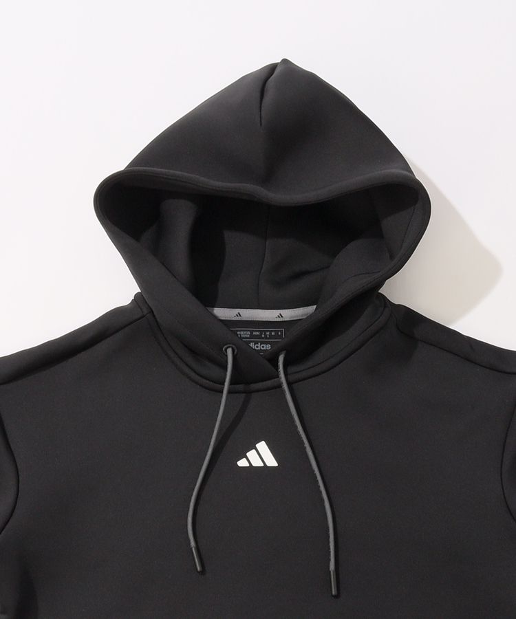 C2新品 XLアディダス ゴルフ ダンボールニット パーカー 黒 HY0971 アディダス 【ゴルフ】エンボスプリント ダンボールニット 長袖