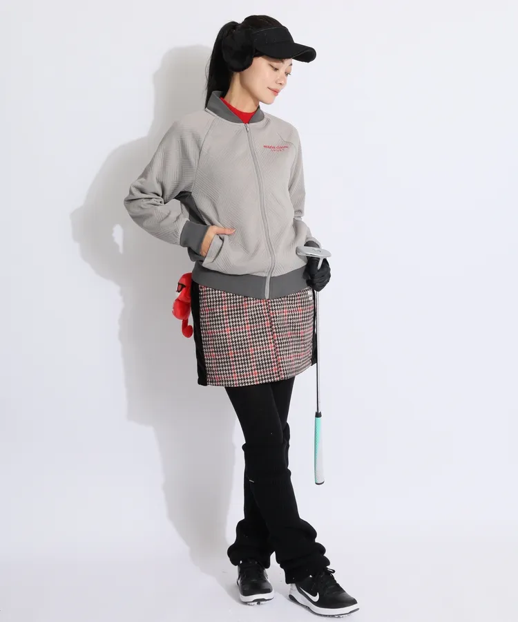 新品 マリクレールスポール ゴルフ フルジップ ジャガード